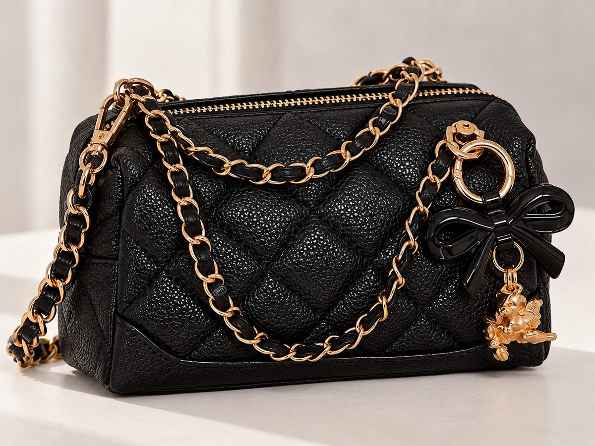 Quilted Chain Crossbody Bag