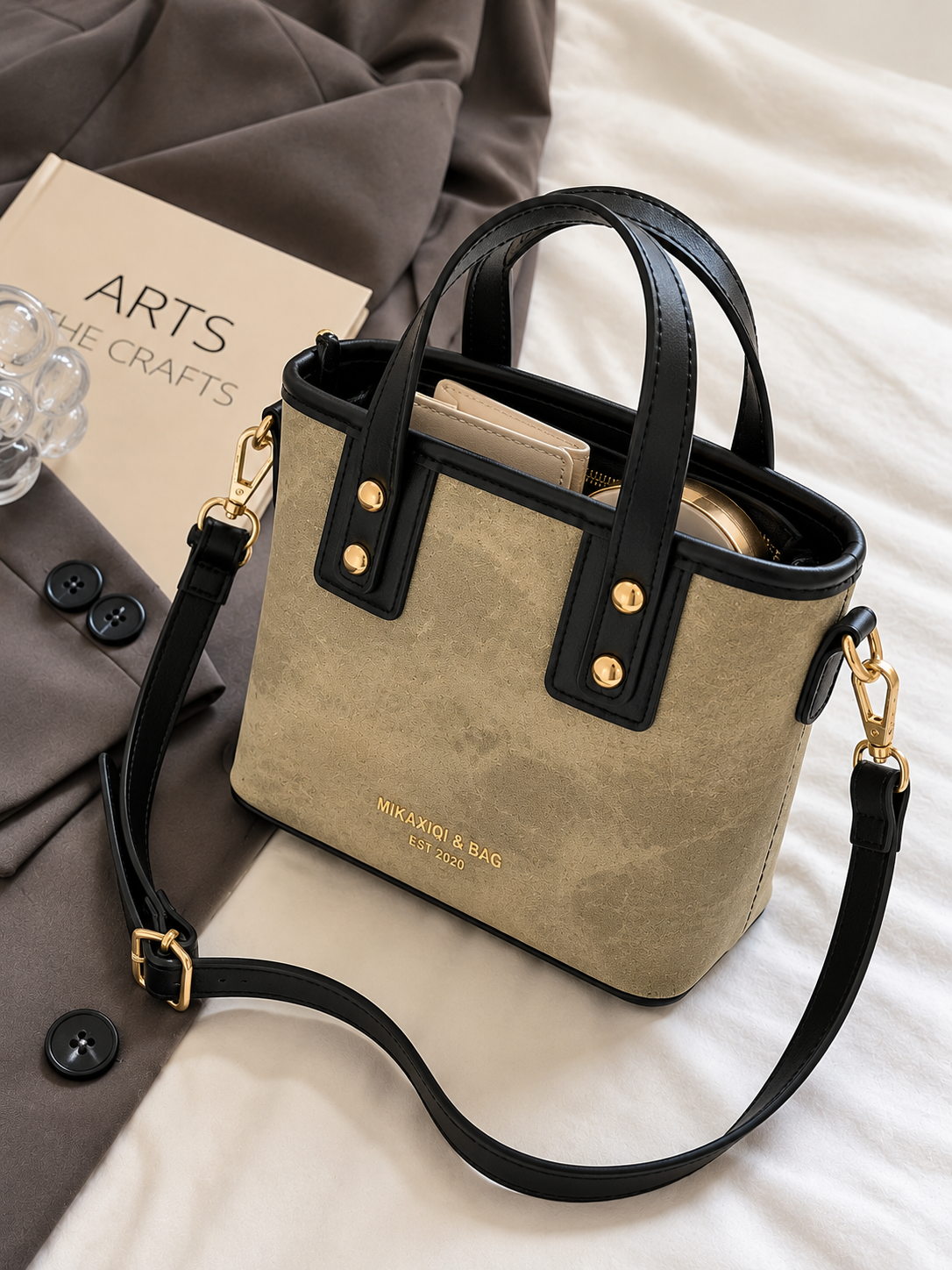 Top Handle Crossbody Bag