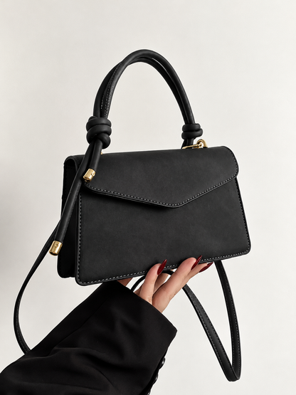 Flap Crossbody Bag with Top Handle