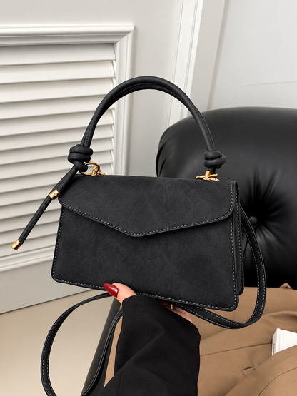 Flap Crossbody Bag with Top Handle