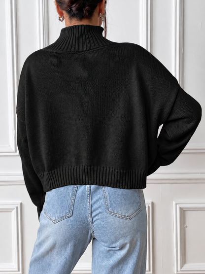 Turtleneck Long Sleeve Sweater