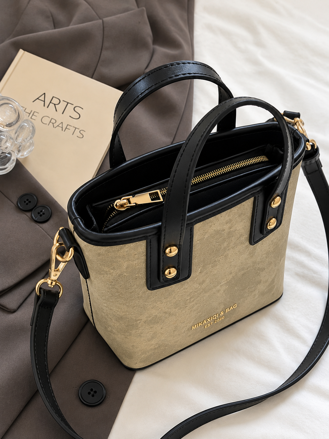 Top Handle Crossbody Bag
