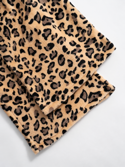 Leopard Wide Leg Pants