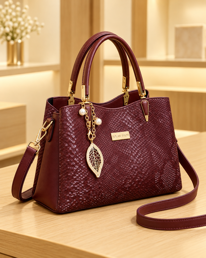 Snakeskin Texture Handbag
