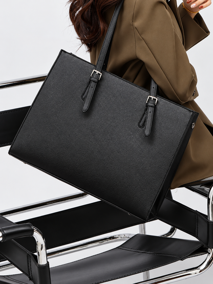 Minimalist PU Leather Tote Bag