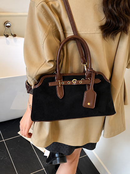 Vintage Buckle Detail Handbag