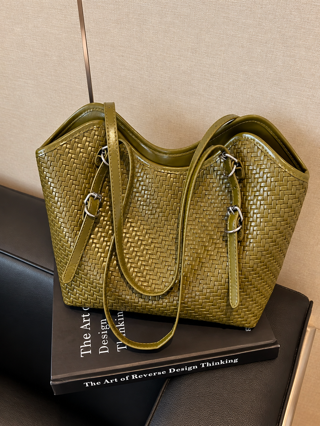 Woven Texture Tote Bag