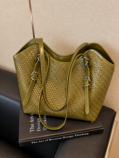 Woven Texture Tote Bag