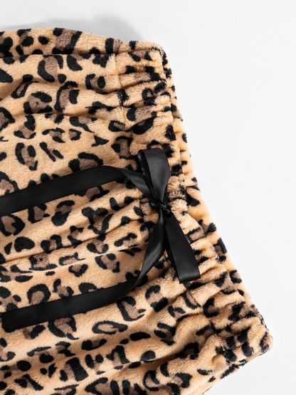 Leopard Wide Leg Pants