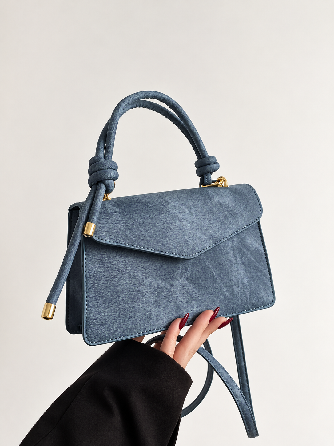 Flap Crossbody Bag with Top Handle