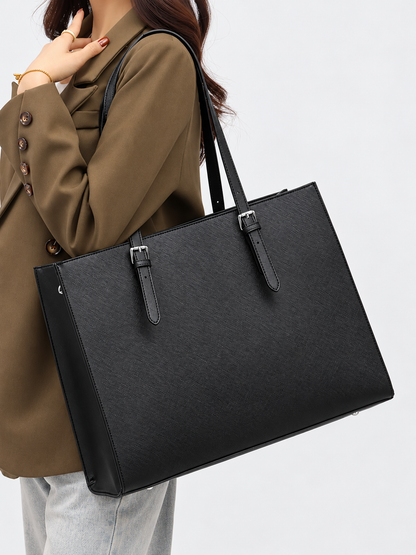Minimalist PU Leather Tote Bag