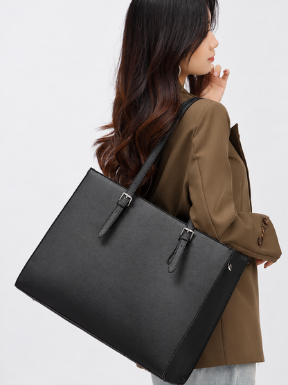 Minimalist PU Leather Tote Bag