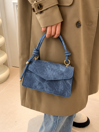 Flap Crossbody Bag with Top Handle